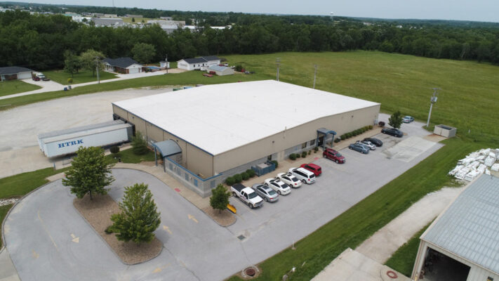 Drone photo of BCI's facility in Moscow Mills, Mo.