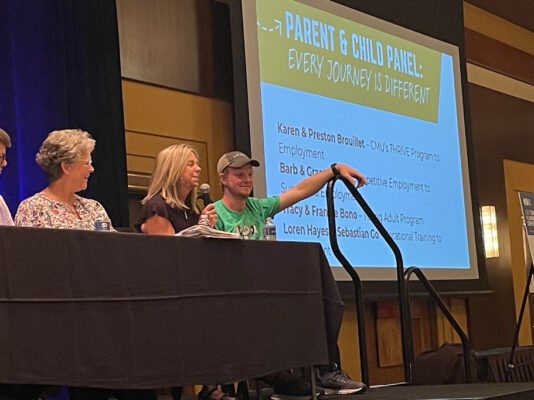 Parents and individuals speak at BCI Transition Conference