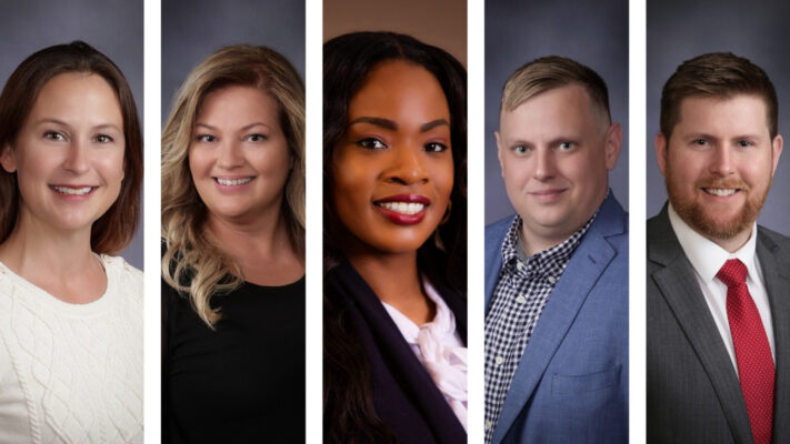 Five men and women who work at BCI